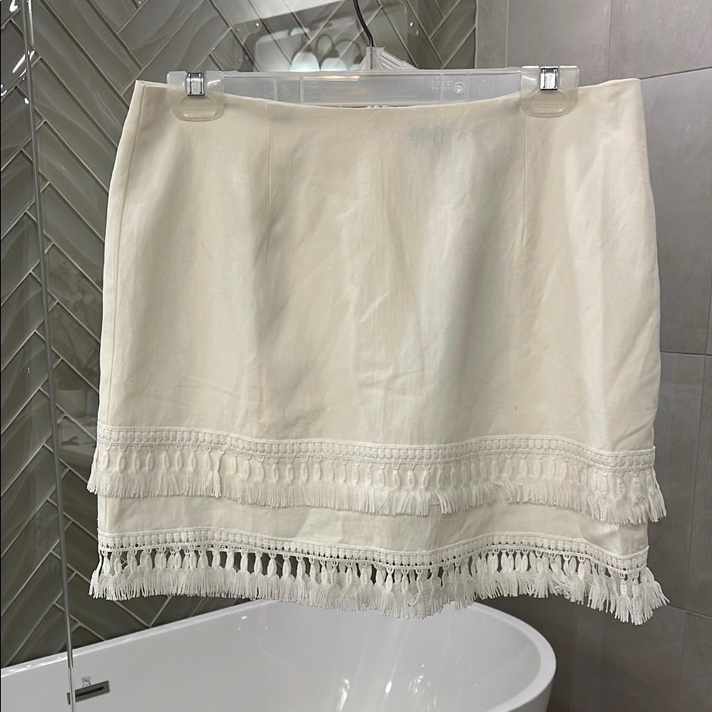 Zara Elegant Tassel Skirt Medium